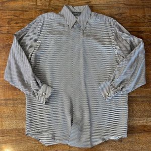 Versace classic v2 checkered silk shirt 15/38 small/medium